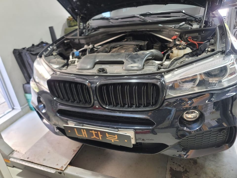 광주 양산동 BMW X5 에어컨 플러싱 작업 by 내차를부탁해 광주점